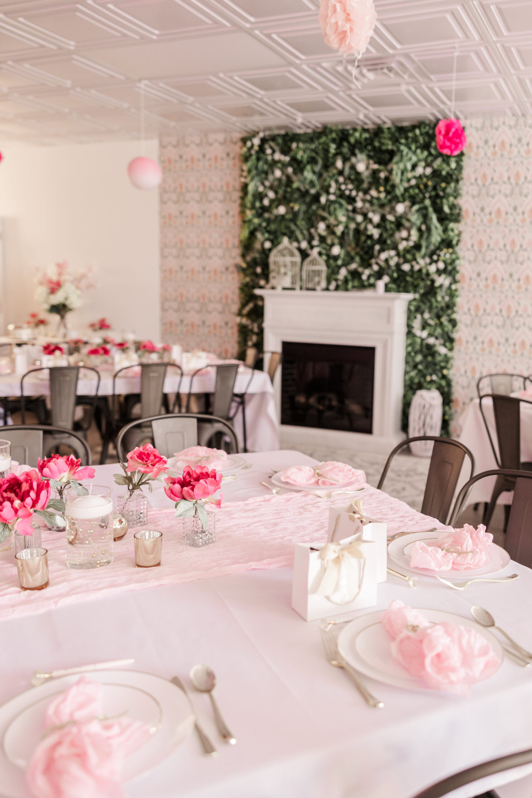 Petal & Prosecco - Pink and Gold Bridal Shower - Collective Howell - Micro Venue - Small Events - MichiganThis Petals and Prosecco themed bridal shower at the Collective Howell was so lovely and charming!!! We are here for all the pink details!